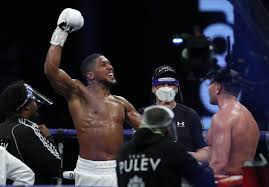 Anthony oluwafemi olaseni joshua, obe (born 15 october 1989) is a british professional boxer. Anthony Joshua Retains Belts Knocks Out Kubrat Pulev Los Angeles Times