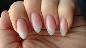Maybe you would like to learn more about one of these? Pink And White Ombre Powder Almond Shaped Nails Almond Nails Pink White Acrylic Nails Pink Powder Nails