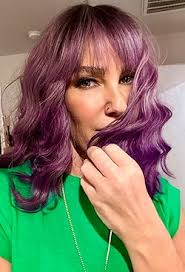 Amazon.com : VKheroKV WS-02 Women's Wavy Wig With Hair Bang Shoulder Length  Synthetic Heat Resistant Curly Wigs Colorful For Party Daily (Red) : Beauty  & Personal Care