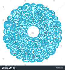 Zodiacal Circle Astrology Signs Your Design Backgrounds Textures Signs Symbols Stock Image Astrology Signs Stock Vector Astrology