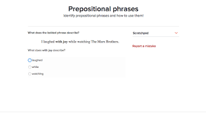 We did not find results for: Prepositional Phrases Practice Khan Academy