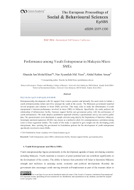 See more of malaysia entrepreneurs on facebook. Pdf Performance Among Youth Entrepreneur In Malaysia Micro Smes