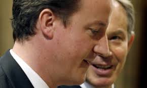 Is Tony Blair falling for David Cameron?