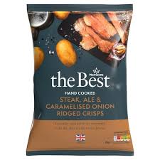 Morrisons The Best Steak Ale and Onion Crisps 125g
