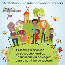 O dia internacional da família, celebrado em 15 de maio, é uma data criada pela onu, na década de 90, para simpatias para família. Dia Internacional Da Familia Colegio Augustus