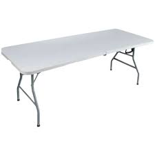 Une fois pliée, cette table peut être transportée comme une valise! Table Pliante Rectangulaire 180 X 75 X 74 Cm Pas Cher A Prix Auchan