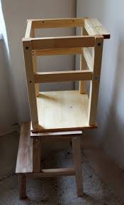 Lernturm Selber Bauen Diy Anleitung Fur Ikea Hack Aus 2 Hockern Babyled Weaning Lernturm Ikea Lernturm Ikea