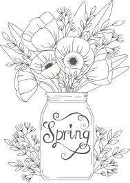 Love these free spring coloring pages for adults and want even more? Pin By Vickie Adel On Coloring Pages In 2021 Spring Coloring Sheets Flower Coloring Pages Spring Coloring Pages