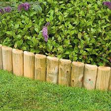We offer concrete services, retaining walls, patios, total landscaping, weekly lawn. Roll Log Wooden Border Edge Landscaping Garden Patio Lawn Picket Fence Panel 1m Log Roll Lawn Edging Garden Investinzarzis Tn