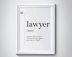 Funny Lawyer Definition Lawyer Quotes Lawyer Office Decor Lawyer Gifts