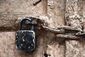 Door Lock and Chain Photograph by Daleep Kumar