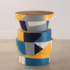 Her formal training took shape at massachusetts college of art , earning her a bachelors of fine art degree in fashion design and fine art. Carnivale Hand Painted Table Architonic