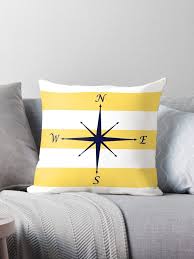 You have searched for blue and yellow bedroom ideas and photos and this page displays the best picture matches we have for blue and yellow bedroom ideas and photos in july 2021. Navy Blue Compass On Mustard Yellow And White Stripes Throw Pillow By Rewstudio Blue Yellow Bedrooms Design Your Dream House Yellow Bedroom Decor