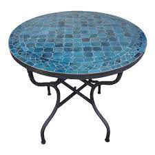 These exquisite coffee table designs are available. Moroccan 40 Petrol Blue Mosaic Coffee Table Chairish