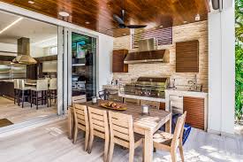 Some kitchen island models of an outdoor kitchen can look simple, some can take sophisticated designs. 95 Cool Outdoor Kitchen Designs Digsdigs