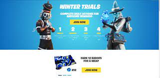 Epic games published a website yesterday with plans for a future event called fortnite winter trials. Shiina On Twitter Upcoming Fortnite Winter Trials Challenge Thanks To Frenzyleaks For Telling Me About This