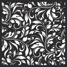 Vector footage of a seamless damask pattern. Floral Damask Pattern Free Dxf Files Vectors 3axis Co