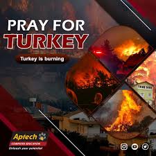 At least three people were killed and hundreds have been evacuated as a forest #fire rages through southern turkey. 9b4ebspuhd00ym