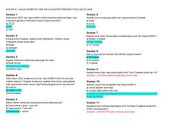 Maybe you would like to learn more about one of these? Contoh Kuiz Raya