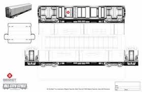 All City Style Papercraft Train Model City Style Paper Crafts Train