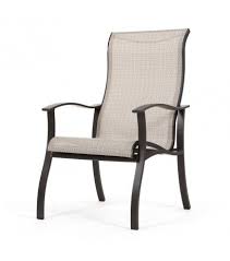 Mallin Albany Sling Outdoor High Back Dining Chair Outdoor Chairs High Back Dining Chairs Furniture