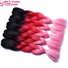 Before you hit the beauty supply store, consider these seven most brands of kanekalon hair come in a range of colors that can be matched to your skin tone, but because of the material that it's made of, you usually can't dye it to. Ombre Synthetic Braiding Hair Jumbo Braids 3 Tone Black Red Pink Color Sallyhair 24inch High Temperature Fiber Hair Extension Extension Pink Extensions Redextensions Black Aliexpress
