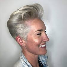 As shes got a rounded face shape, i advised to keep the sides tight and disconnected towards the top. 13 Modern Androgynous Haircuts For Everyone