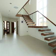 When thinking of interior decoration, most homeowners think of painting walls and woodwork, but stairs. Floating Staircases Staircases London Modern Stairs Modern Staircase Interior Stairs