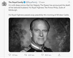 Девятого апреля стало известно, что принц филипп умер в возрасте 99 лет, не дожив два месяца до столетнего филипп — отец принца чарльза и дедушка принцев гарри и уильяма. Gbxm6cx7ssfs7m