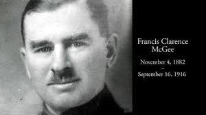 On this day in 1882, Frank McGee was born in Ottawa. In his four-year  hockey career with Ottawa from 1903 to 1906, he won four Stanley Cups and  scored 134 goals in