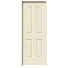 Jeld Wen Cream N Sugar Prehung Solid Core 4 Panel Arch Top Interior Do Prehung Interior Doors Interior D Tall Cabinet Storage