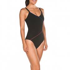Achetez vos maillots de bain 1 pièce pour femme en soldes et pas cher toute l'année. Arena Bodylift Tiffany U Back Black Bright Blue Maillot Aquagym Piscine Femme 1 Piece Les4nages