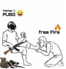 Grab weapons to do others in and supplies to bolster your chances of survival. Pubg And Free Fire Funny Meme Free Fire Vs Pubg 712x744 Wallpaper Teahub Io