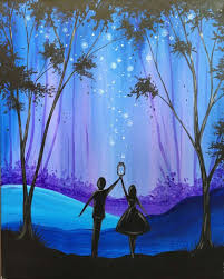 Wine And Painting Calendar Is Events For Pinot S Palette Tustin Firefly Painting Painting Firefly Art