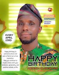 Happy Birthday To The King Of Pidgin Show On Wazobia FM Steve Onu a.k.a  Yawnaija 🥂🎂