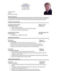 Create an effective english teacher resume that will demonstrate your ability to pass on your english language skills to students. How To Write A Killer Tefl Resume Or C V With Examples