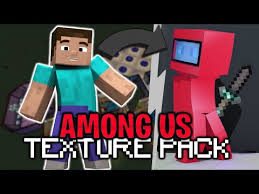 Add a bedrock edition logo to the minecraft title. Among Us Texture Pack For Minecraft Texture Packs Com