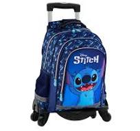 Mochila Stitch Doble Compartimento + Carro 360º - TOYBAGS