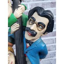 RARE Marx Brothers Lamp Post Tuscany Groucho Comedy Club Decor Bar Vintage  Home decor accents