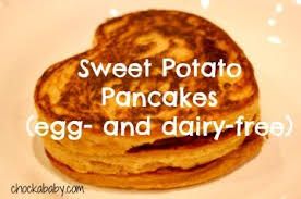 Allergy Friendly Friday Sweet Potato Pancakes Chockababy Sweet Potato Pancakes Dairy Free Recipes Allergy Free Recipes
