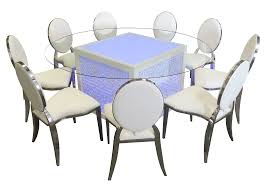 Bacyion dining table set for 4, modern kitchen table and chairs set, round glass dining room table and faux leather dining chairs set, 3 pieces dining set for small space white. Mashrabiya Round Glass Table Rental In Dubai Abu Dhabi Uae