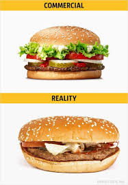 Commercials Vs Reality A Fascinating Photo Project About Junk Food Food Food Advertising Yummy Food