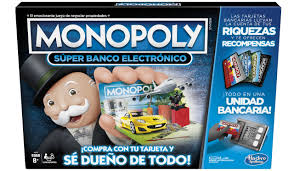 .electrónico hasbro gaming y diviértete con tu familia; Monopoly Super Banco Electronico Actualiza El Clasico Juego De Hasbro