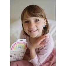 RAINBOW LOVE STICKER EARRINGS