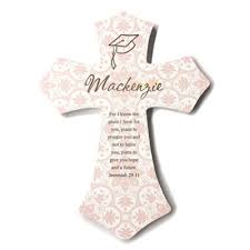 Congratulatory messages for college graduates. Personalized Cross Pattern Graduation Pink Christianbook Com