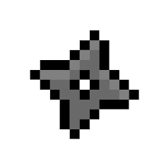 Arrow Ninja Star Nova Skin Pearl Beads Pattern Pixel Art Design Hama Art