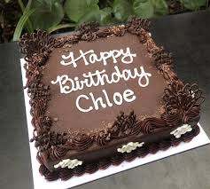 20 of the most beautiful homemade cake decorating ideas. Chocolate Decorated Square Kidd S Cakes Bakery