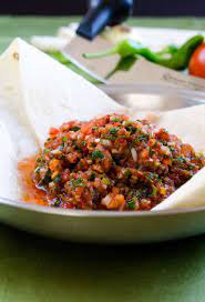 Turkish Spicy Ezme Salad Recipe Turkish Recipes Spicy Salad Recipes