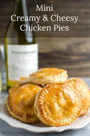 Easy to cook chicken pie. Mini Creamy And Cheesy Chicken Pies The Flavor Bender