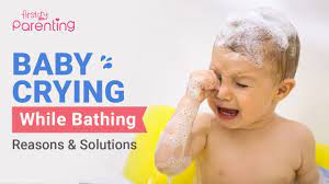 Look for signs such as crying, odor, wetness, or constant movement and check your baby's diaper. Baby Crying At Bath Time Reasons And What You Can Do About It